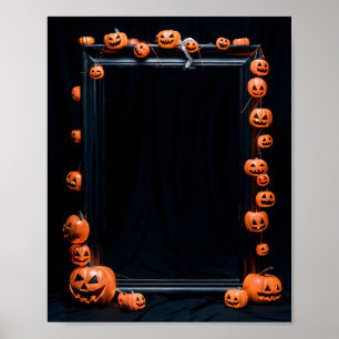 Póster Poster de invitación en blanco de Halloween #1