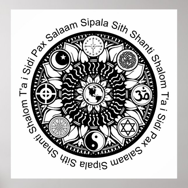 Póster poster de iPeace Mandala (Frente)