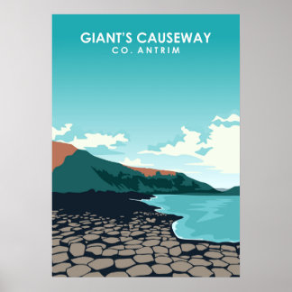 Póster Poster de Irlanda del paso elevado de Giant