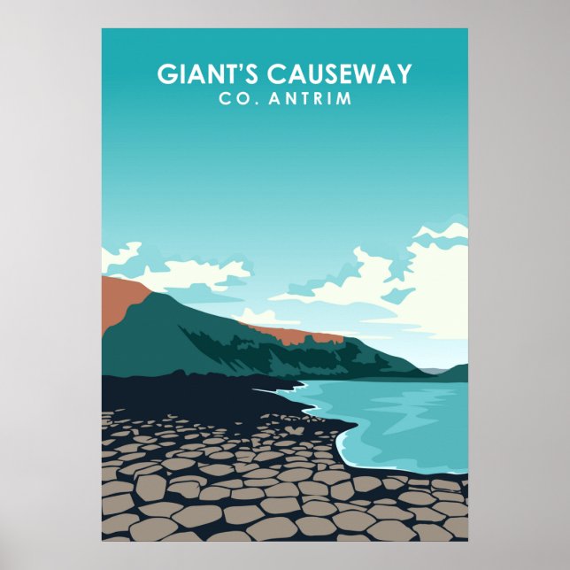 Póster Poster de Irlanda del paso elevado de Giant (Frente)
