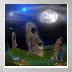 Póster Poster de Isla de Pascua