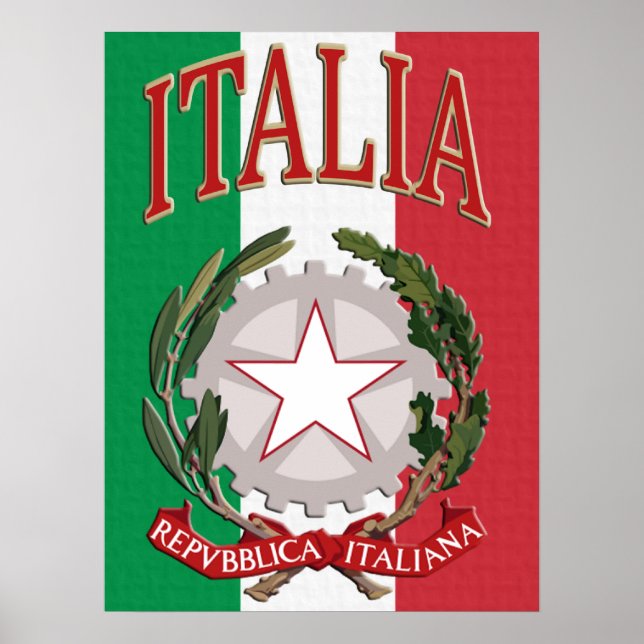 Póster Poster de Italia (Frente)
