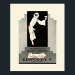 Póster Poster de jabón de baño Art Deco<br><div class="desc">Magnífico anuncio de Art Déco para los jabones de baño de Bronnley. En gris y blanco con un toque de rojo. Este hermoso poster se verá muy bien en su cuarto de baño. Nota: ampliar esta imagen puede resultar en una impresión de mala calidad.</div>