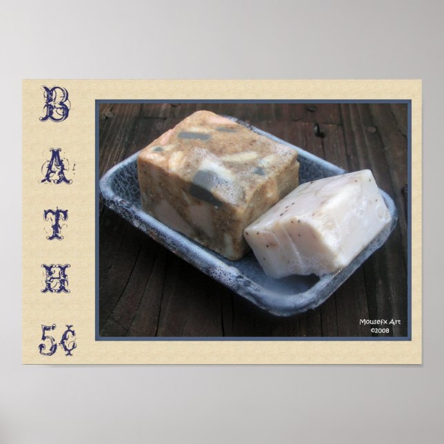 Póster Poster de jabón primitivo (Frente)