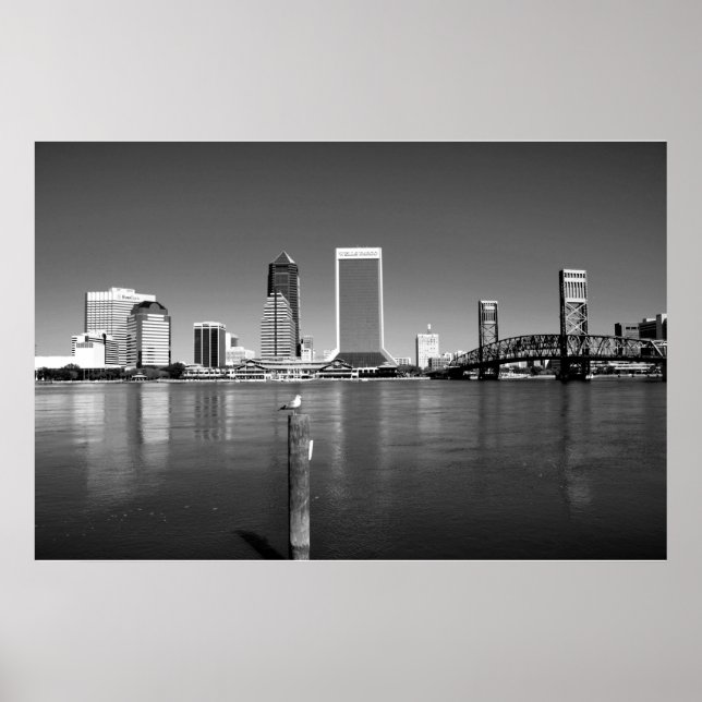 Póster Poster de Jacksonville Florida (Frente)