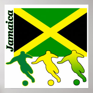 Póster Poster de Jamaica del fútbol