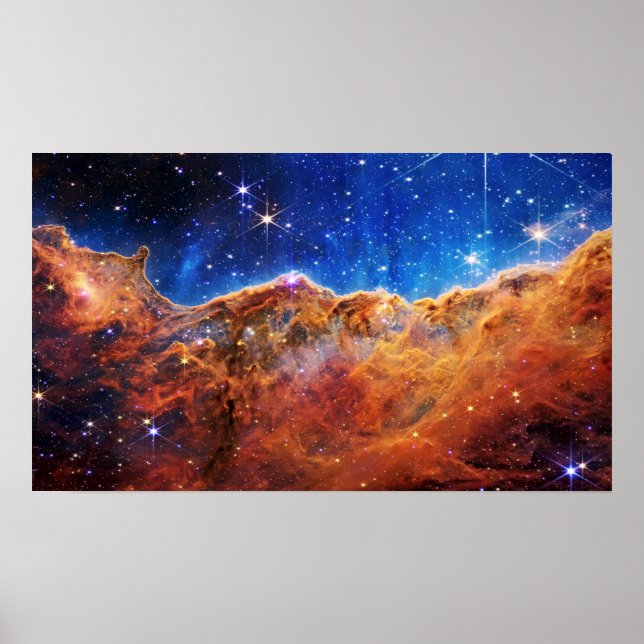 Póster Poster de James Webb Space Telescope Carina Nebula (Frente)