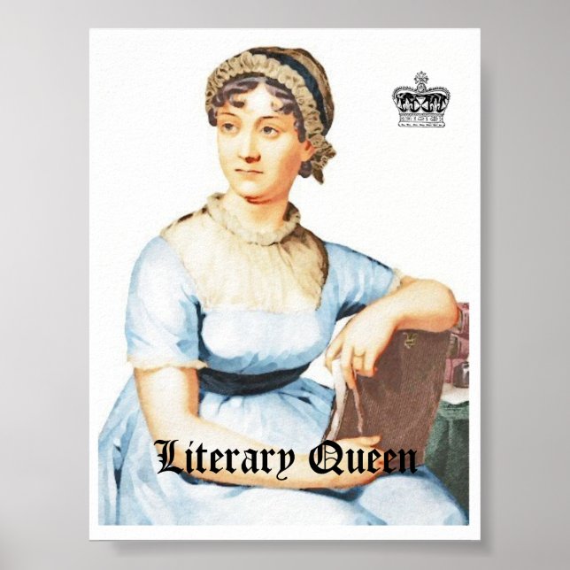 Póster Poster de Jane Austen (Frente)