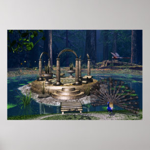 Póster Poster de jardín secreto