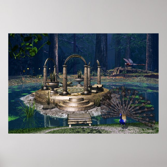 Póster Poster de jardín secreto (Frente)