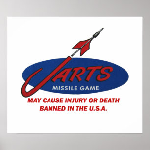 Póster ¡Poster de Jarts del vintage!