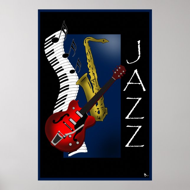 Póster Poster de jazz (Frente)