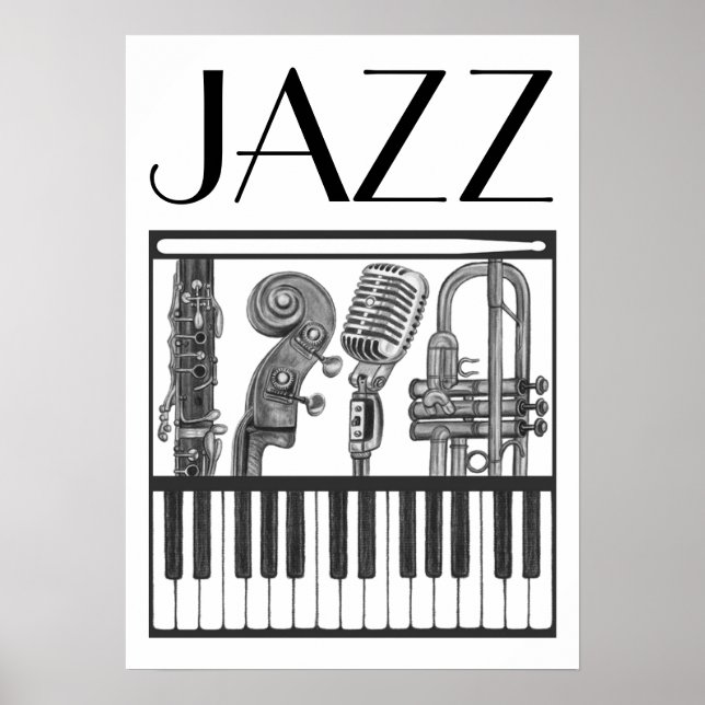 Póster Poster de jazz (Frente)