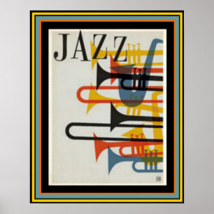 Póster Poster de Jazz 16 x 20