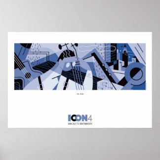 Póster poster de jazz de chan