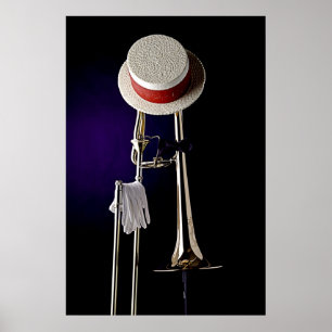 Póster Poster de Jazz de Trombone