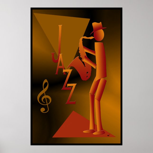 Póster Poster de Jazz Man (Frente)