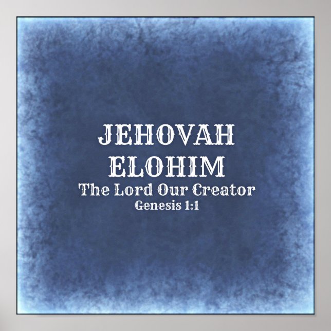 Póster Poster de Jehová Elohim (Frente)