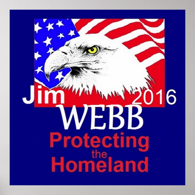 Póster Poster de Jim WEBB 2016 (Frente)