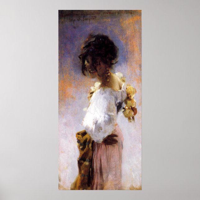 Póster Poster de John Singer Sargent Rosina (Frente)
