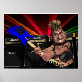 Póster Poster de Joven que huele