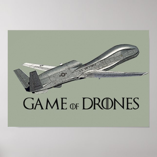 Póster Poster de Juego de Drones (Frente)