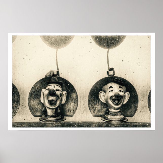 Póster Poster de juegos de carnaval de vintage (Frente)