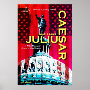 PÓSTER POSTER DE JULIO CÉSAR