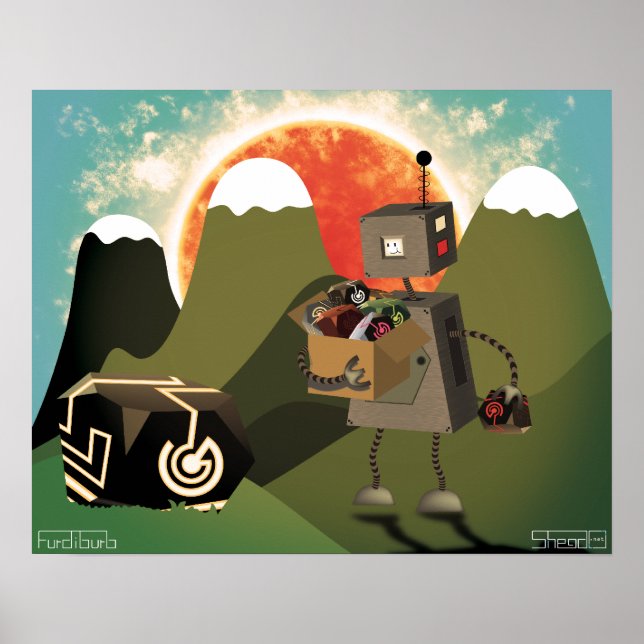 Póster Poster de Junkybot (Frente)