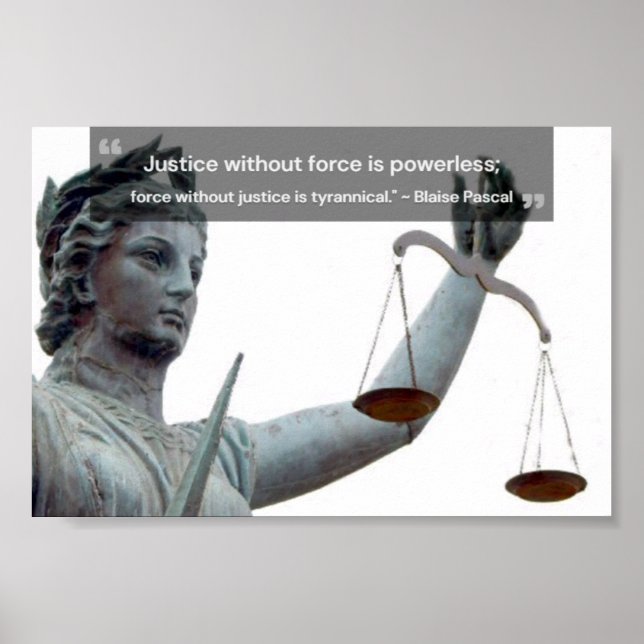 Póster Poster de Justicia (Frente)