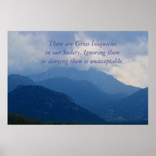 Póster Poster de Justicia Social