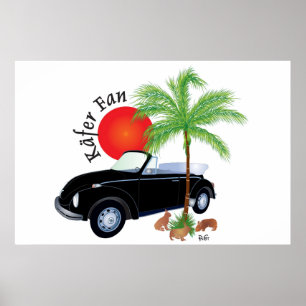Póster Poster de Käfer Cabriolet 1972