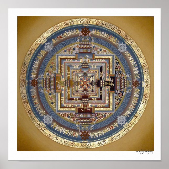 Póster Poster de Kalachakra Mandala B (Frente)