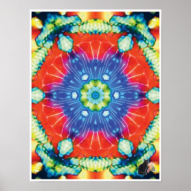 Póster Poster de Kaleidoscope cinético canalizado (Frente)
