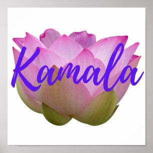 Póster Poster de Kamala "Lotus Flower"