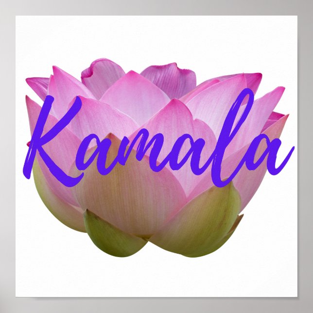 Póster Poster de Kamala "Lotus Flower" (Frente)