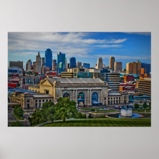 Póster Poster de Kansas City de la Estación Histórica de 