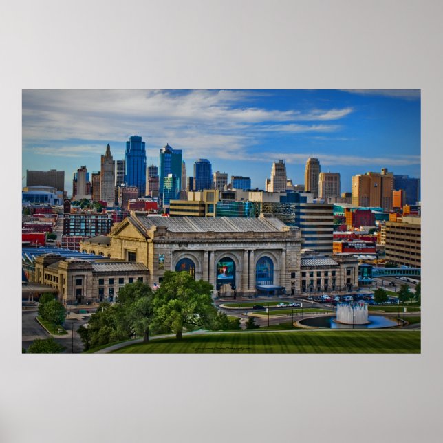 Póster Poster de Kansas City de la Estación Histórica de  (Frente)