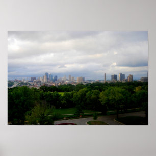 Póster Poster de Kansas City Skyline