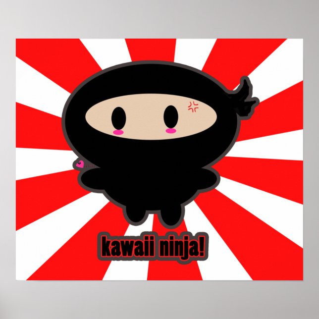 Póster Poster de Kawaii Ninja (Frente)