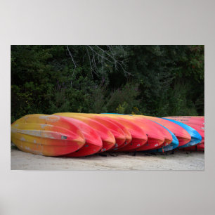 Póster Poster de Kayaks