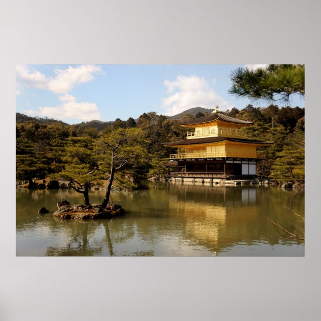 Póster Poster de Kinkakuji (El pabellón de oro) (Frente)