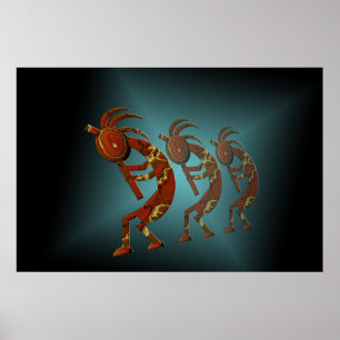 Póster Poster de Kokopelli