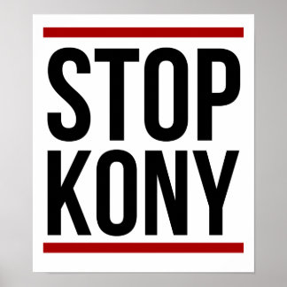 Póster Poster de Kony 2012 - Stop Kony