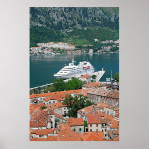 Póster Poster de Kotor en Montenegro