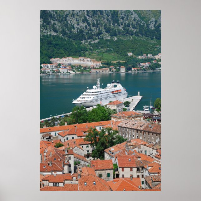 Póster Poster de Kotor en Montenegro (Frente)