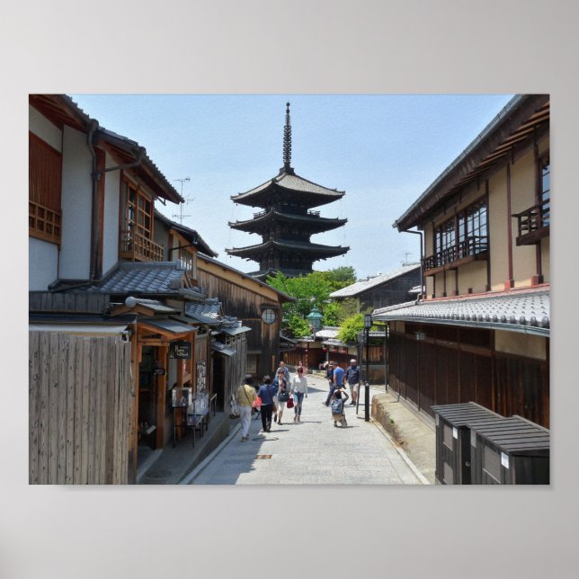 Póster Poster de Kyoto Gion Japón (Frente)