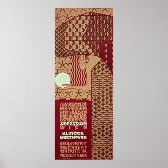 Póster Poster de la 14ª Exposición de Viena (Frente)