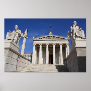 Póster Poster de la Academia de Atenas