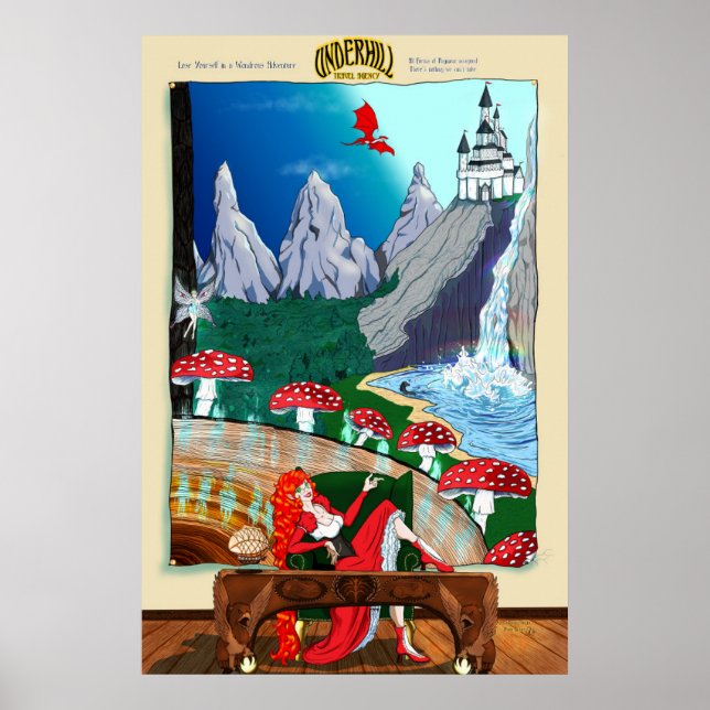 Póster Poster de la Agencia de Viajes de Fae (Frente)